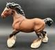 Beswick England Cantering Shire Horse Large Figure Figurine Matte