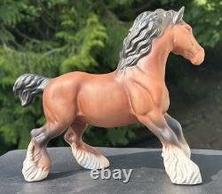 Beswick England Cantering Shire Horse Large Figure Figurine Matte