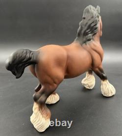 Beswick England Cantering Shire Horse Large Figure Figurine Matte