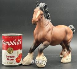 Beswick England Cantering Shire Horse Large Figure Figurine Matte