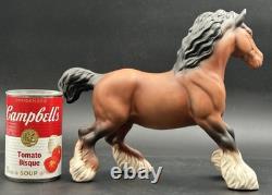 Beswick England Cantering Shire Horse Large Figure Figurine Matte