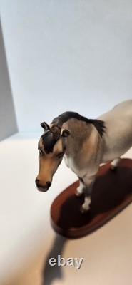 Beswick England Connoisseur Model Arab Bahram Stallion Horse in Dapple Gray