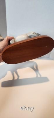 Beswick England Connoisseur Model Arab Bahram Stallion Horse in Dapple Gray