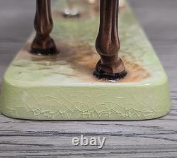 Beswick England Mare & Foal Horse Porcelain 1811 Figurine Brown & Bay READ