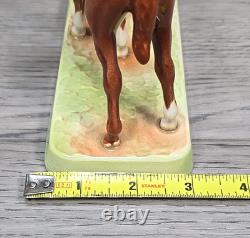 Beswick England Mare & Foal Horse Porcelain 1811 Figurine Brown & Bay READ