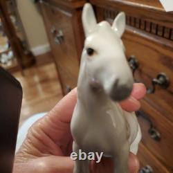 Beswick England Shire Foal Dapple Grey Glossy Horse Figurine #1053-Exc. Cond