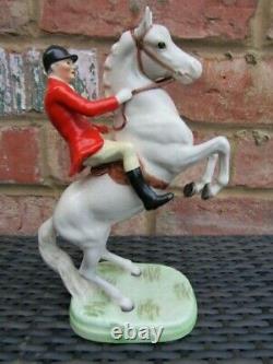 Beswick HUNTSMAN REARING GREY GLOSS Model 868 issued 1962-72 Excellent