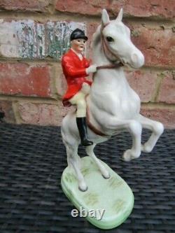 Beswick HUNTSMAN REARING GREY GLOSS Model 868 issued 1962-72 Excellent