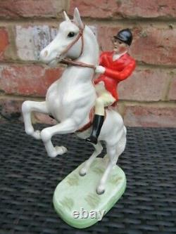 Beswick HUNTSMAN REARING GREY GLOSS Model 868 issued 1962-72 Excellent