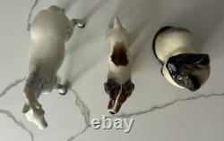 Beswick Horse Arab Bahram, Cocker Spaniel, and Siamese Cat