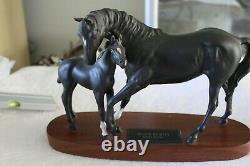 Beswick Horse Black Beauty And Foal Perfect Condition Model 2466,2536