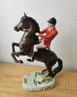 Beswick Horse Figure Rearing Huntsman Jockey # 868 England