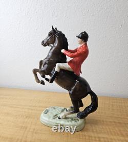 Beswick Horse Figure Rearing Huntsman Jockey # 868 England