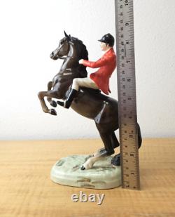 Beswick Horse Figure Rearing Huntsman Jockey # 868 England