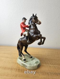 Beswick Horse Figure Rearing Huntsman Jockey # 868 England