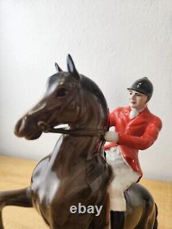 Beswick Horse Figure Rearing Huntsman Jockey # 868 England