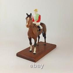 Beswick Horse Figurine Model 1862 Horse and Jockey No 12 6705 BSK