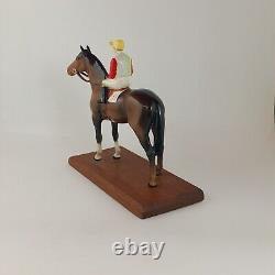 Beswick Horse Figurine Model 1862 Horse and Jockey No 12 6705 BSK