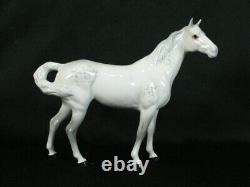 Beswick Horse Swish Tail Dapple Grey Gloss Finish Model 1182