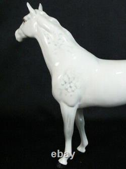 Beswick Horse Swish Tail Dapple Grey Gloss Finish Model 1182