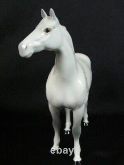 Beswick Horse Swish Tail Dapple Grey Gloss Finish Model 1182