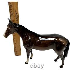 Beswick Horse Vintage Beswick Bay Horse Figurine Made in England Vintage c 1950s
