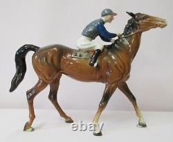 Beswick Horse and Jockey Model 1037 Made in England