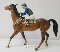 Beswick Horse and Jockey Model 1037 Made in England
