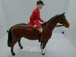 Beswick Huntsman On Horse 1501 + Fox 1440+ Hound 2263 Figure Group