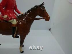 Beswick Huntsman On Horse 1501 + Fox 1440+ Hound 2263 Figure Group