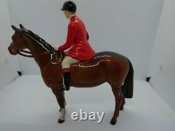 Beswick Huntsman On Horse 1501 + Fox 1440+ Hound 2263 Figure Group