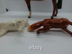 Beswick Huntsman On Horse 1501 + Fox 1440+ Hound 2263 Figure Group