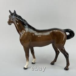 Beswick Large Bay Hunter Horse Figurine 1734 Arthur Gredington Vintage England