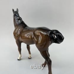 Beswick Large Bay Hunter Horse Figurine 1734 Arthur Gredington Vintage England