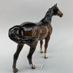 Beswick Large Bay Hunter Horse Figurine 1734 Arthur Gredington Vintage England