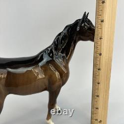 Beswick Large Bay Hunter Horse Figurine 1734 Arthur Gredington Vintage England