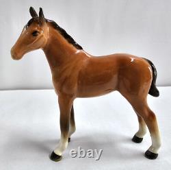 Beswick Orange Bay Large Foal Facing Left #1813 Figurine 4.5 Porcelain England