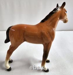 Beswick Orange Bay Large Foal Facing Left #1813 Figurine 4.5 Porcelain England