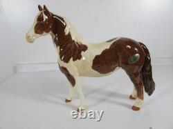 Beswick Pinto Pony Figurine Skewbald Horse 1373 Label Gloss