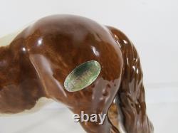 Beswick Pinto Pony Figurine Skewbald Horse 1373 Label Gloss