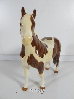Beswick Pinto Pony Figurine Skewbald Horse 1373 Label Gloss