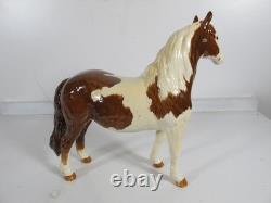 Beswick Pinto Pony Figurine Skewbald Horse 1373 Label Gloss