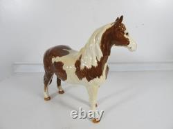 Beswick Pinto Pony Figurine Skewbald Horse 1373 Label Gloss