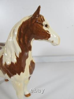 Beswick Pinto Pony Figurine Skewbald Horse 1373 Label Gloss
