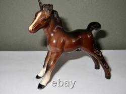 Beswick Three Porcelain Horse Foal Figurines England Signed