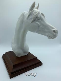 Bisque Porcelain Horse Head Sculpture W. Gawantka Signed W. Germany Kaiser