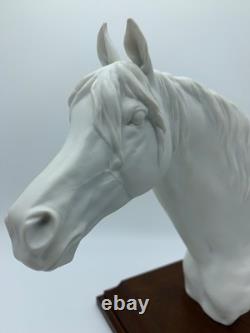 Bisque Porcelain Horse Head Sculpture W. Gawantka Signed W. Germany Kaiser