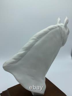 Bisque Porcelain Horse Head Sculpture W. Gawantka Signed W. Germany Kaiser