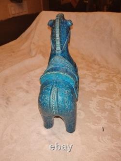 Bitossi Blue Rimini Horse Statue