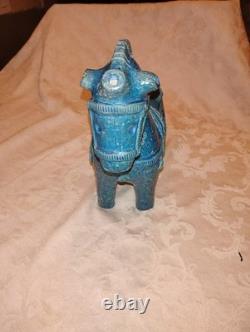 Bitossi Blue Rimini Horse Statue